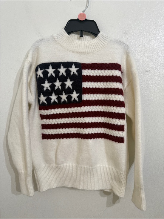 SHEIN Other - Shein American Flag Heavy Knit Girls Sweater Size 9y Youth